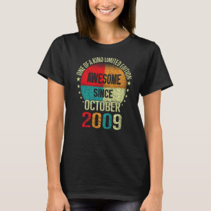 2009年10月素晴らし13誕生以来13歳 Tシャツ