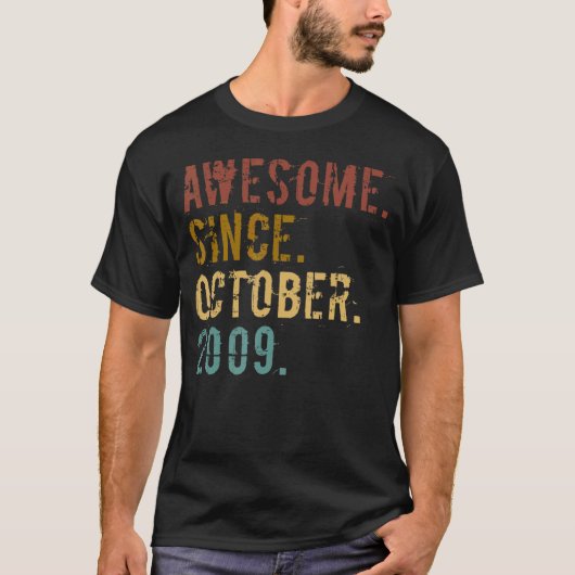 2009年10月13日素晴らし誕生から13歳 Tシャツ (正面)