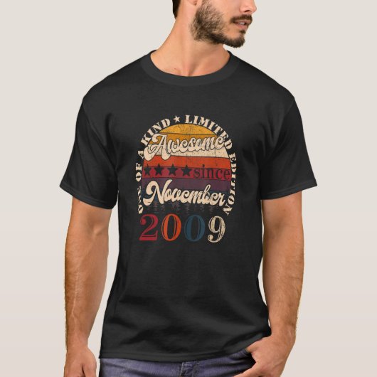 2009年11月の誕生日以来すばらしい13歳 Tシャツ (正面)