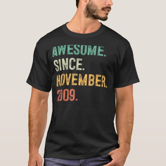 2009年11月素晴らし13日Bda Tシャツ (正面)
