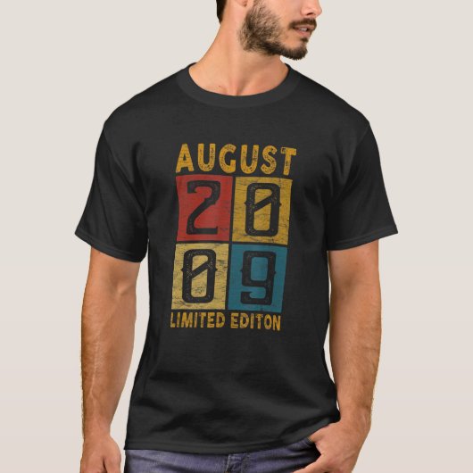 2009年13威厳がある誕生日生まれ13年13歳 Tシャツ (正面)