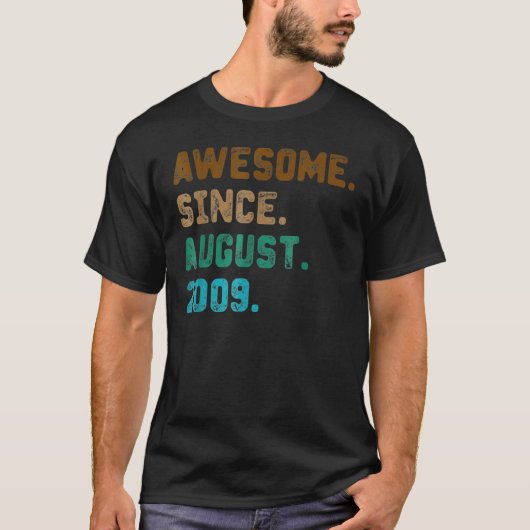2009年13素晴らし日威厳がある誕生13歳 Tシャツ (正面)