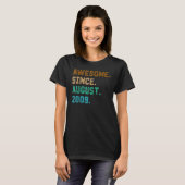 2009年13素晴らし日威厳がある誕生13歳 Tシャツ (正面フル)