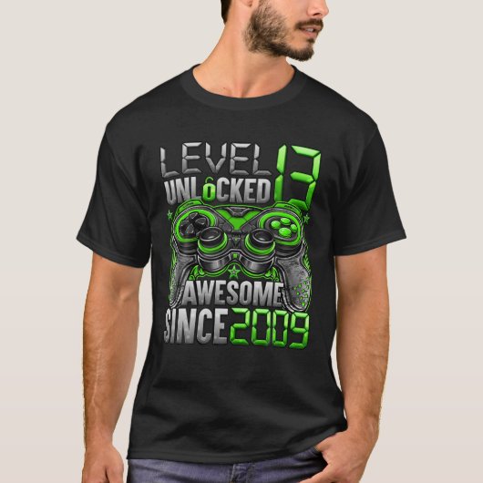 2009年13誕生日以素晴らし降のレベル13のロック解除 Tシャツ (正面)