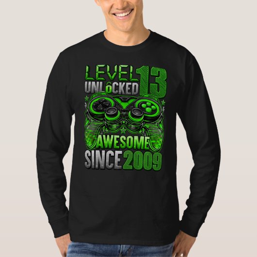 2009年13誕生日以素晴らし降のレベル13のロック解除 Tシャツ (正面)
