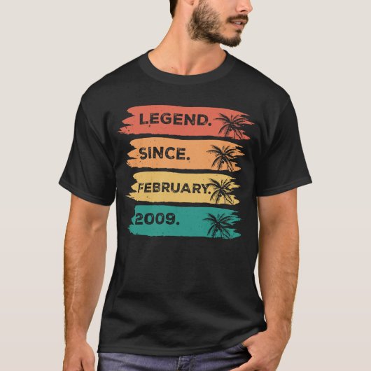 2009年2月より第14回ヴィンテージ誕生日伝説 Tシャツ (正面)