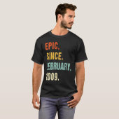 2009年2月以来14誕生日叙事詩14歳 Tシャツ (正面フル)