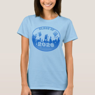 2009年2010年Tシャツのブルー卒業クラス Tシャツ