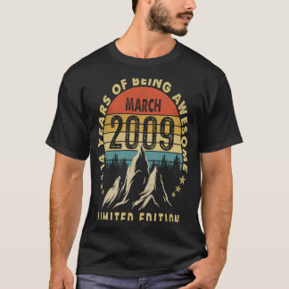 2009年3素晴らし月14日生誕14年 Tシャツ