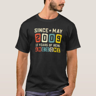 2009年5素晴らし月ヴィンテージ13誕生日 Tシャツ