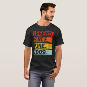 2009年6月以来13誕生日伝説13歳 Tシャツ (正面フル)