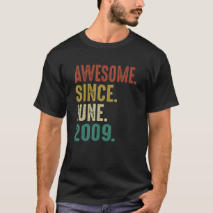 2009年6月以素晴らし降13歳誕生日 Tシャツ