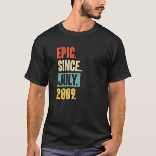 2009年7月以来の叙事詩13歳13誕生日ギ Tシャツ