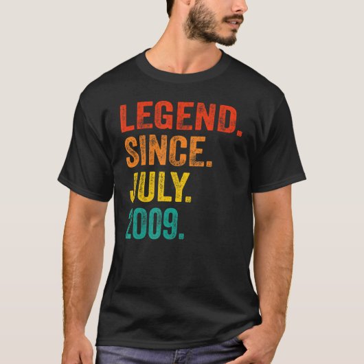 2009年7月13日誕生日伝説13歳 Tシャツ (正面)
