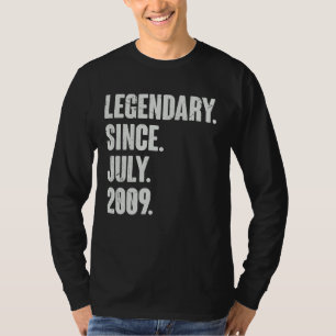 2009年7月13歳13誕生以来の伝説的 Tシャツ