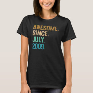 2009年7素晴らし月13日生誕生以来13歳 Tシャツ