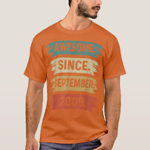 2009年9おもしろい月13日素晴らしから13歳 Tシャツ