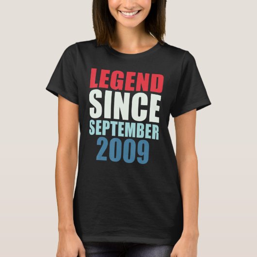 2009年9月13th Birから13歳の伝説 Tシャツ (正面)