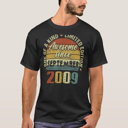 2009年9素晴らし月13日2歳 Tシャツ (正面)