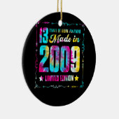 2009年、13誕生日13年で作素晴らし成 セラミックオーナメント (右)