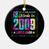 2009年、13誕生日13年で作素晴らし成 セラミックオーナメント (正面)