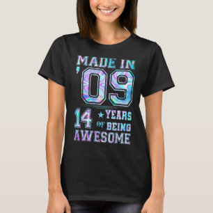 2009年、14歳の女の子、14誕生日生まれに向けて Tシャツ