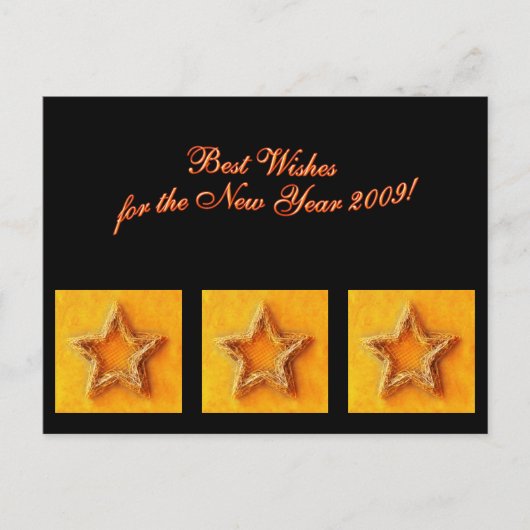 2009最高の年の新年を迎えたい – はがき シーズンポストカード (正面)