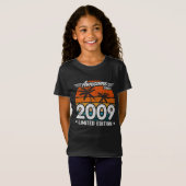 2009生まれ年以降2009年限定版レトロ素晴らし Tシャツ (正面フル)