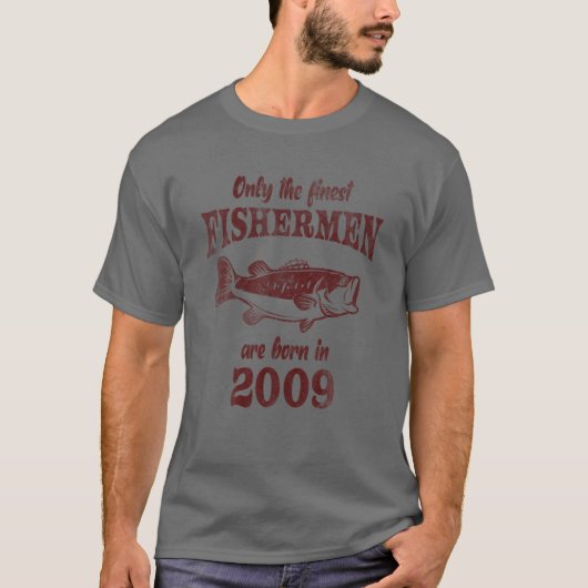 2009素晴らし年には漁師のみおもしろいだ Tシャツ (正面)