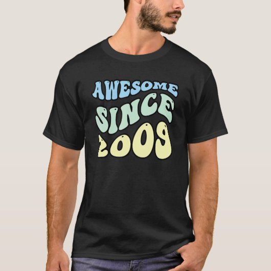 2009素晴らし年以来ヴィンテージレトロ誕生日 Tシャツ (正面)