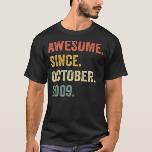 2009素晴らし年10月13誕生日13年 Tシャツ