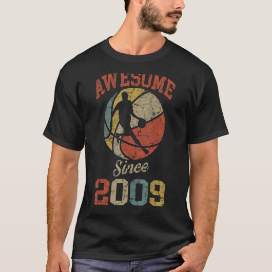 2009素晴らし年13誕生日バスケットボール遊以降 Tシャツ (正面)