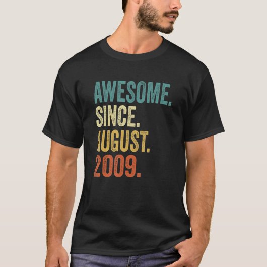 2009素晴らし年13誕生日少年13年 Tシャツ (正面)