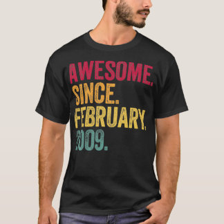 2009素晴らし年2月から13番目の誕生日ギフト13 Tシャツ