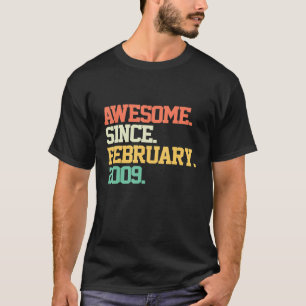 2009素晴らし年2月13誕生日13年 Tシャツ