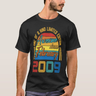 2009素晴らし年2月14歳から14歳 Tシャツ
