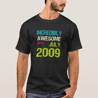 2009素晴らし年7月誕生日以来 Tシャツ