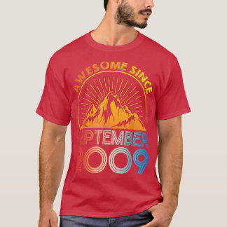 2009素晴らし年9月ハッピーバースデー13年 Tシャツ