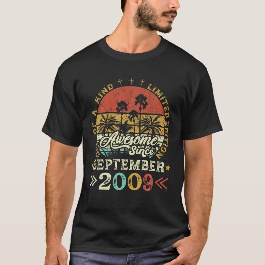 2009素晴らし年9月以来、ある種類の限定された Tシャツ (正面)