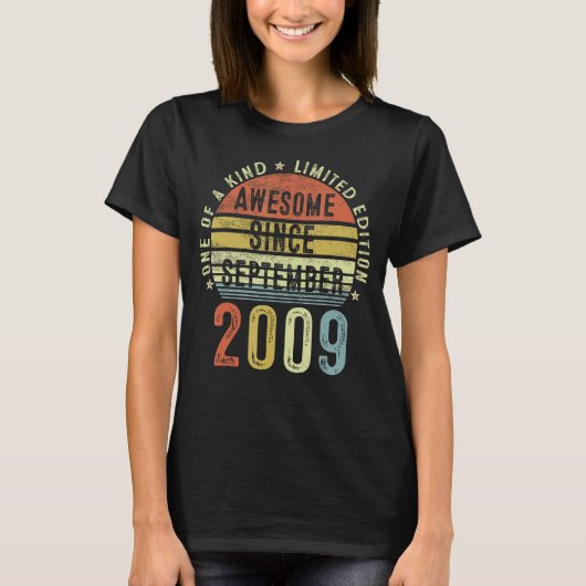 2009素晴らし年9月13歳13番目のBirから Tシャツ (正面)