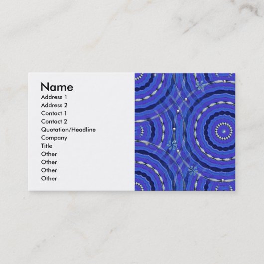 20090614_101の名前、住所1の住所2、Conta… 名刺 (正面)