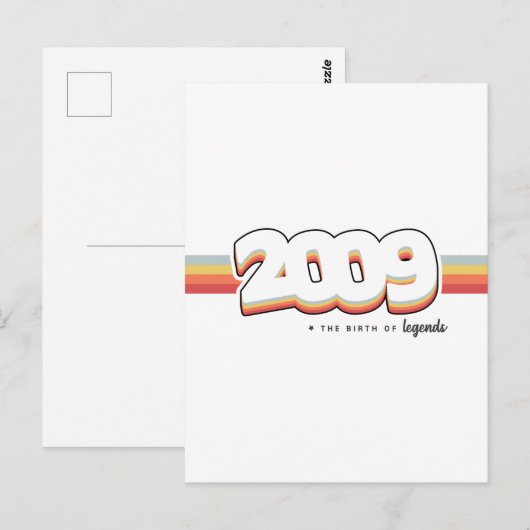 2009 伝説の誕生 ポストカード (正面/裏面)