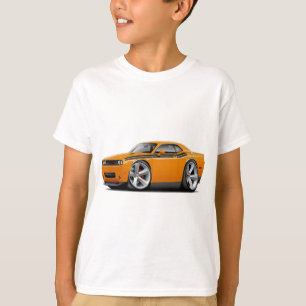2009-11年の挑戦者RTのオレンジ黒い車 Tシャツ