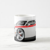 2009-11年の挑戦者RTの白赤い車 コーヒーマグカップ (中央)