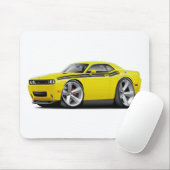 2009-11年の挑戦者RTの黄色黒い車 マウスパッド (マウス)