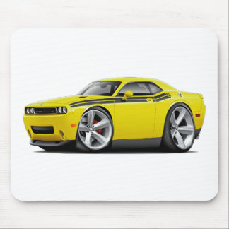 2009-11年の挑戦者RTの黄色黒い車 マウスパッド