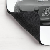 2009-13年のMiataの灰色車 マウスパッド (コーナー)