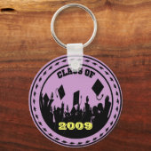 2009/2010のクラスあなたの学校の色を選択 キーホルダー (正面)