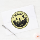 2009/2010年のクラスを選択 – ステッカー色 ラウンドシール (封筒)