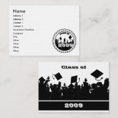 2009 2010年年年版シニアカードのクラス コーリングカード (正面/裏面)